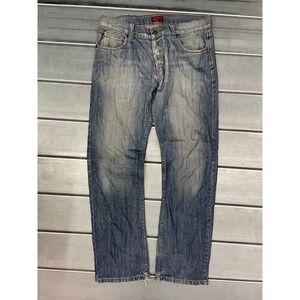 Vintage Levis 501 Type 1 Jeans Mens 36x32 Blue Medium Faded Wash‎ Denim Straight